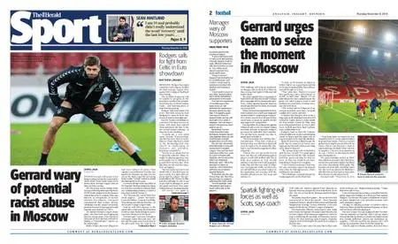 The Herald Sport (Scotland) – November 08, 2018