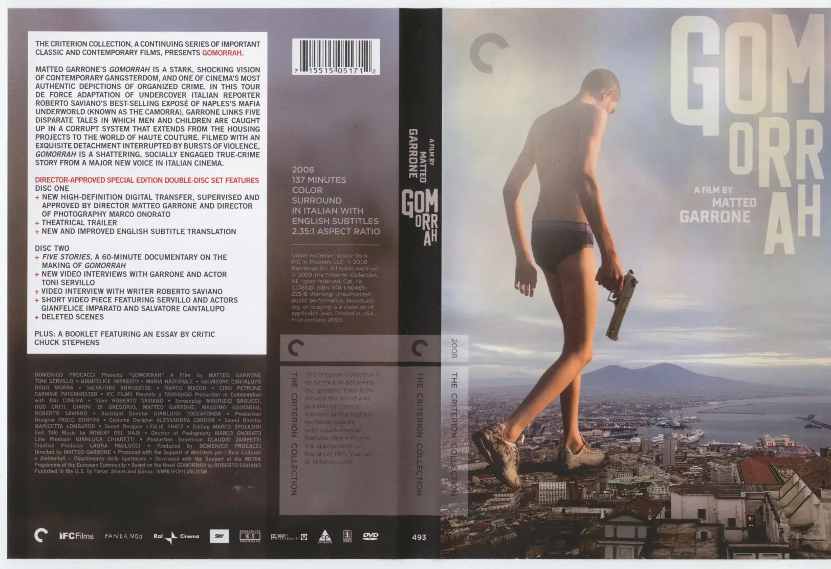 GOMORRAH 2008 The Criterion Collection 493 2 DVD9 2009