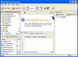 Sothink SWF Decompiler ver. 3.5 Build 61122
