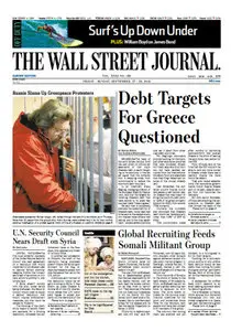 The Wall Street Journal (Europe) September 27 2013