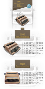 IBM Selectric Bookface Font