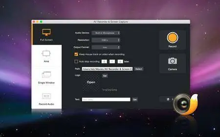 AV Recorder and Screen Capture 1.5.0 Mac OS X