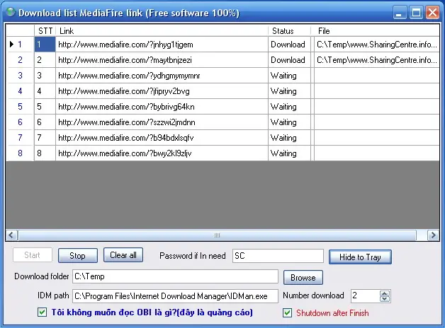 MediaFire Downloader
