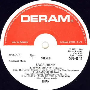 Khan - Space Shanty (Deram 1972) 24-bit/96kHz Vinyl Rip
