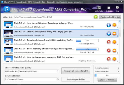 ChrisPC YTD Downloader MP3 Converter Pro 1.60