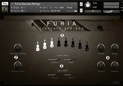 Impact Soundworks Furia Staccato Strings KONTAKT