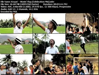 K'naan - Wavin' flag (World cup song) (2010)