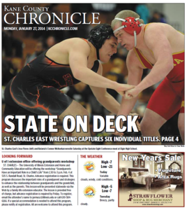 Kane County Chronicle, 27. January 2014
