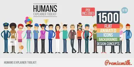 Humans Explainer Toolkit - Project for After Effects (VideoHive)