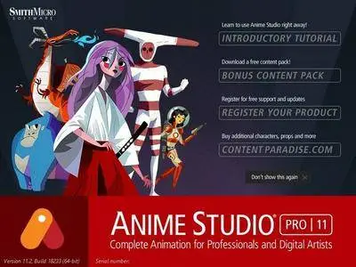 Smith Micro Anime Studio Pro 11.2 Build 18233 (x86/x64)