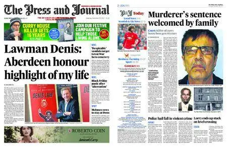 The Press and Journal Aberdeenshire – November 25, 2017