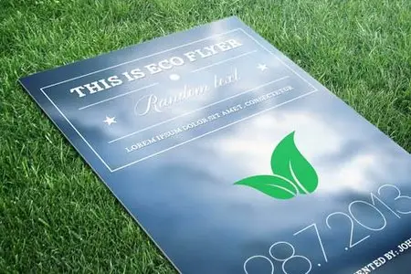 CreativeMarket ECO Flyer PSD