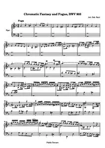 BachJS - Chromatic Fantasy and Fugue, BWV 903 (Fugue)