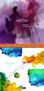 Watercolor abstract vector background 2