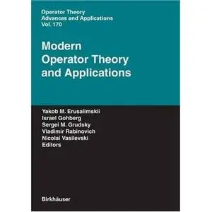 Modern Operator Theory and Applications