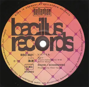 Rigoni / Schoenherz - Victor (Bacillus Records BRO 8501) (GER 1975, 2LP) (Vinyl 24-96 & 16-44.1)