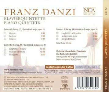 Christine Schornsheim, Das Reicha'sche Quintett - Franz Danzi: Piano Quintets (2007)