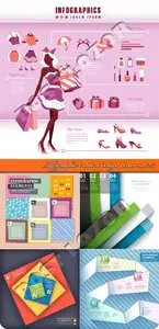 Infographic creative design vector set 251