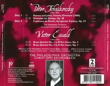 Christoph Eschenbach, The Philadelphia Orchestra - Tchaikovsky: Romeo and Juliet; String Serenade; Ewald: Brass Quintets (2010)