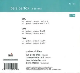 Quatuor Diotima - Béla Bartók: Complete String Quartets (2019)