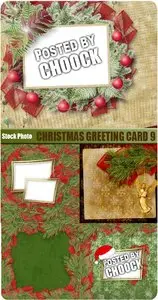 Christmas greeting card 9 - Stock Photo