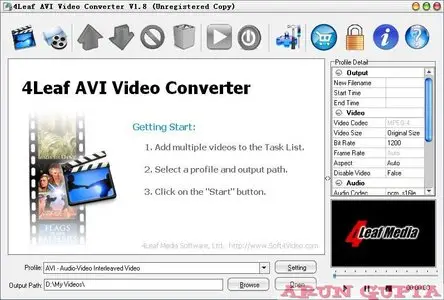 4Leaf AVI Video Converter 1.9.3