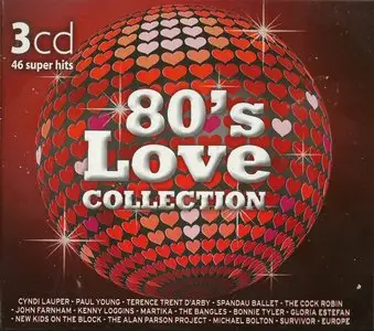 V.A. - 80's Love Collection (3CD, 2012)