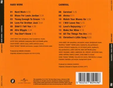 John Handy - Hard Work & Carnival (1976) {2011 Impulse! 2-on-1 Remaster}