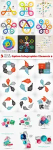 Vectors - Option Infographics Elements 9