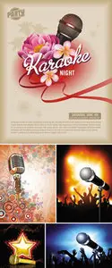 Karaoke Microphone Vector