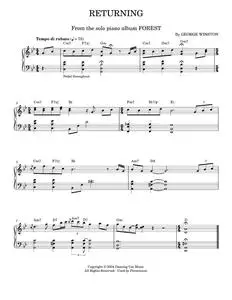 Returning - Chet Atkins, George Winston (Piano Solo)