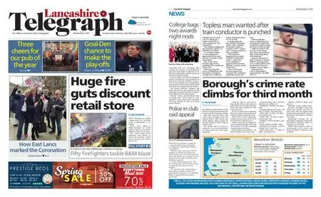 Lancashire Telegraph (Blackburn, Darwen, Hyndburn, Ribble Valley) – May 08, 2023