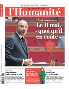 L’Humanite - 29 Avril 2020