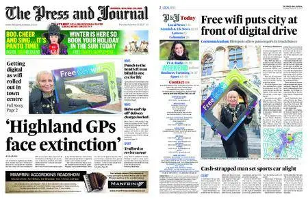 The Press and Journal Highlands and Islands – November 30, 2017