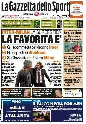 La Gazzetta dello Sport (20-01-10)
