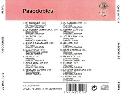 V.A. – Pasodobles (1988)
