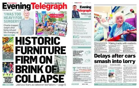 Evening Telegraph First Edition – August 19, 2019