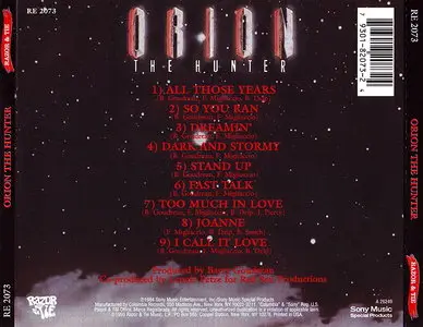 Orion The Hunter - Orion The Hunter (1984) [Reissue 1995]
