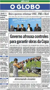 Jornal O Globo - 15 de abril de 2011