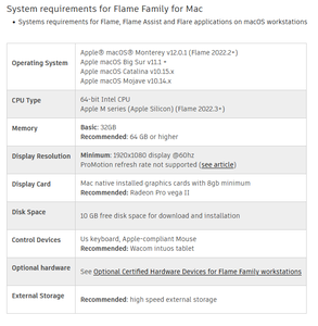 Autodesk Flame 2022.3 macOs