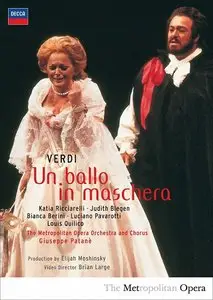 Giuseppe Patane, Metropolitan Opera Orchestra, Katia Ricciarelli, Luciano Pavarotti - Verdi: Un ballo in maschera (2008/1980)