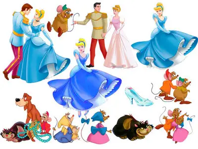 Cinderella - Clipart for Photoshop