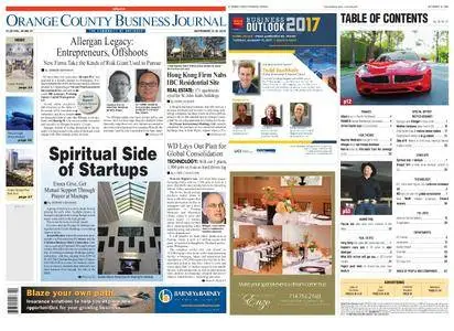 Orange County Business Journal – September 12, 2016