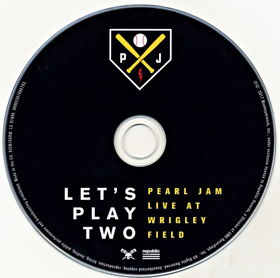 Pearl Jam - Let's Play Two: Live at Wrigley Field (2017) {Republic