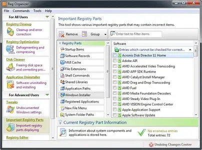 Reg Organizer 6.02 Final + Portable DC 12.03.2013