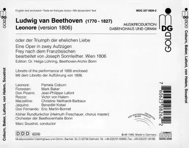 Marc Soustrot, Orchester der Beethovenhalle Bonn, Kölner Rundfunkchor - Beethoven: Leonore (version 1806) (1998)