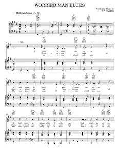 Worried man blues - The Carter Family (Piano-Vocal-Guitar)