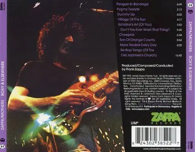 Frank Zappa & The Mothers - Roxy & Elsewhere (1974) + One Size Fits All (1975) {2012 UMe Remaster}