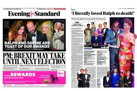 London Evening Standard – November 19, 2018