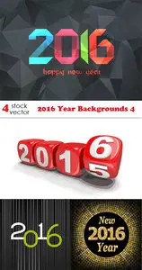 Vectors - 2016 Year Backgrounds 4